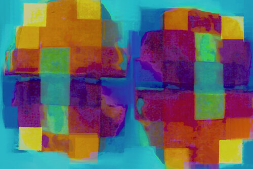 AC25.5 Formen und Farben multicolor by Reinhard Brand, Digital for Sale on Singulart
