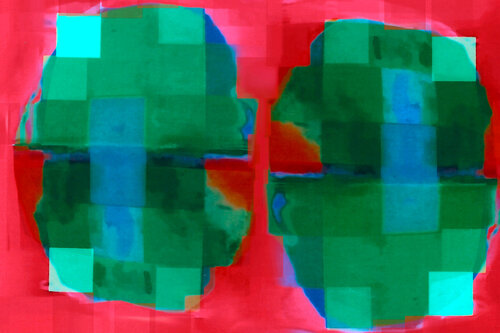 ac25.5 Formen grün by Reinhard Brand, Digital for Sale on Singulart