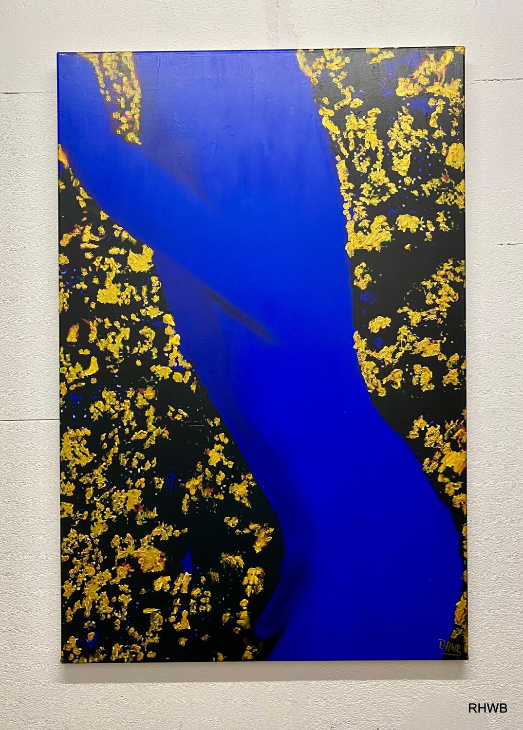blueman in goldshower Reinhard Brand