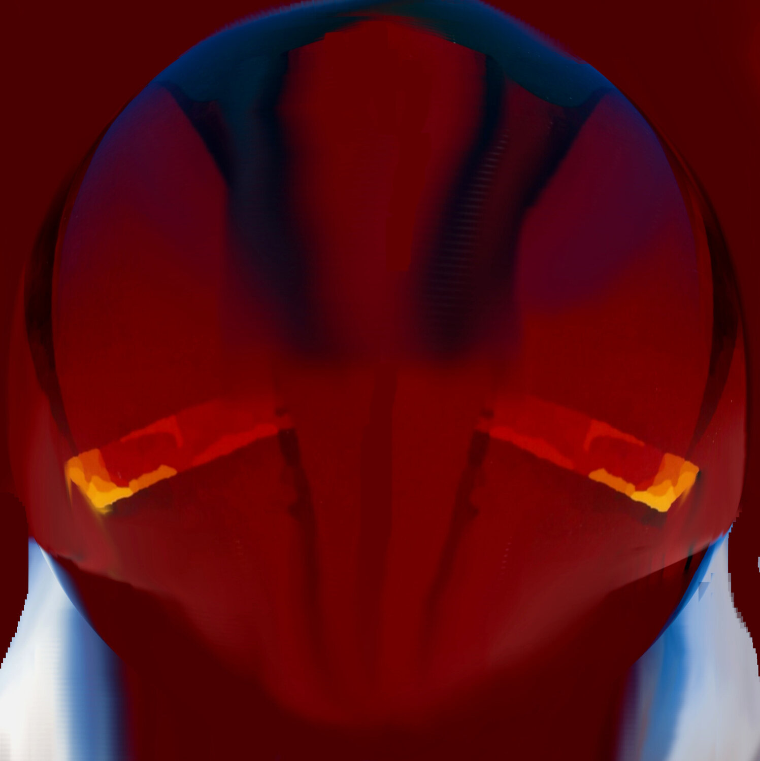 Komposition mit roter Figur 2 Reinhard Brand