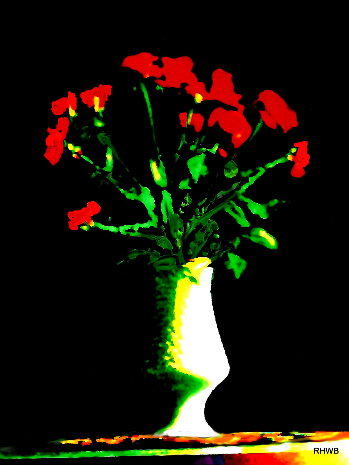 Rosen in der Vase 1970 Reinhard Brand Druck zu verkaufen