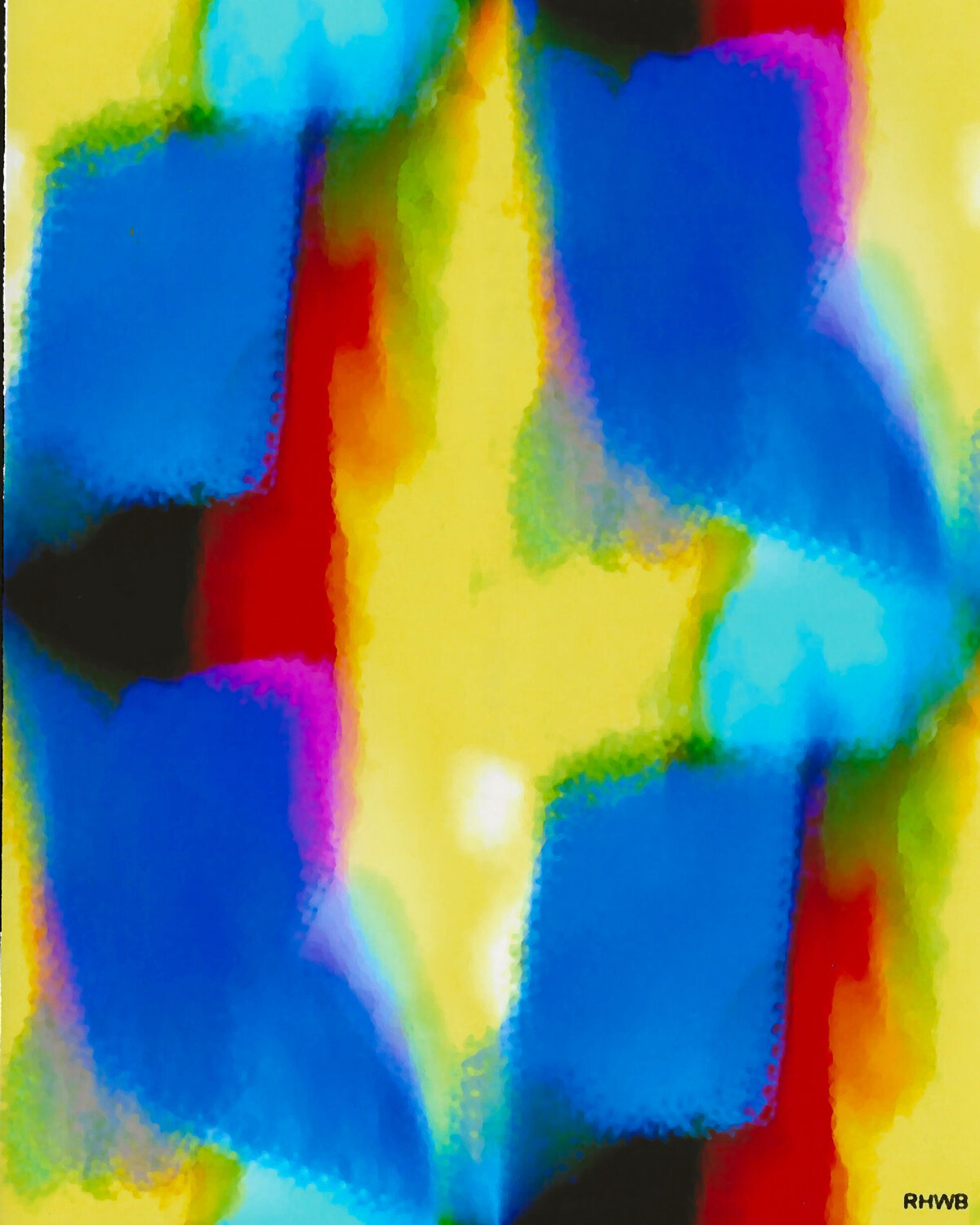 Farbfelder blau/multicolor Reinhard Brand