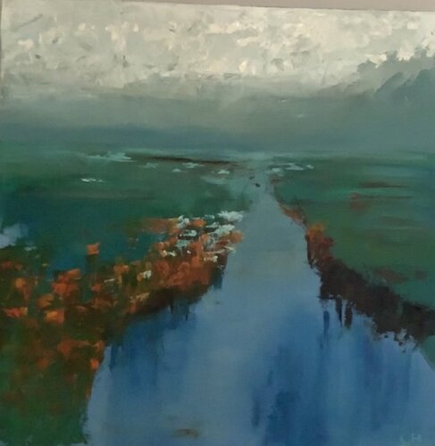 Marécage montagneux by Chloe HB, Painting for Sale on Singulart
