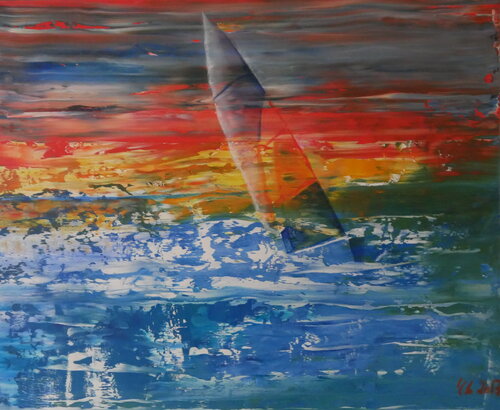 La Voile by Chloe HB, Painting for Sale on Singulart