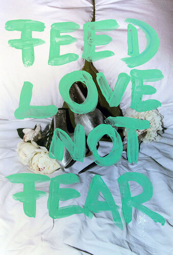 Feed Love not Fear by Eva Silberknoll, 사진 for Sale on Singulart