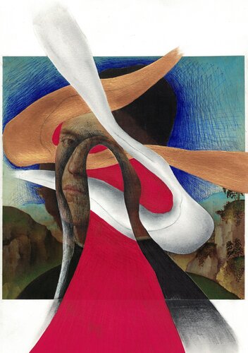Apoptosi n.1500 - Senza titolo con occhio de Danilo Maccarone, Pintura a la venta en Singulart