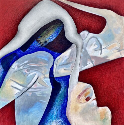 Apoptosi n.1912 - La rivincita su Vasiliji con un battito di Luca Bergia de Danilo Maccarone, Pintura a la venta en Singulart