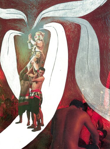 Hanuman de Danilo Maccarone, Obra en papel a la venta en Singulart