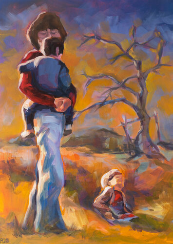 Mutter Liebe von Axel Jung, Malerei kaufen auf Singulart