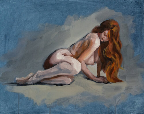 In stiller Reflexion di Axel Jung, Pittura in vendita su Singulart