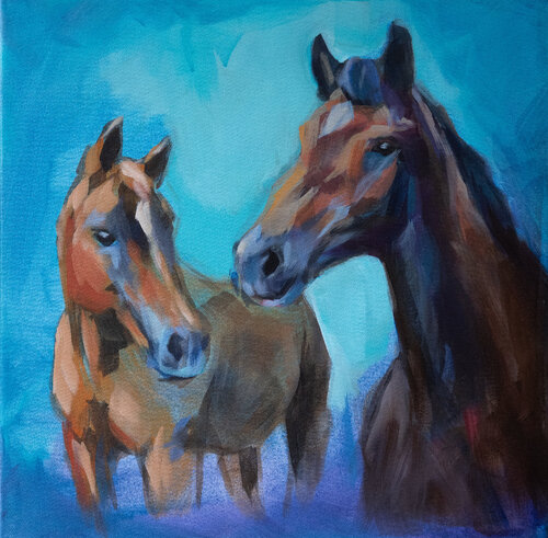 Pferde di Axel Jung, Pittura in vendita su Singulart