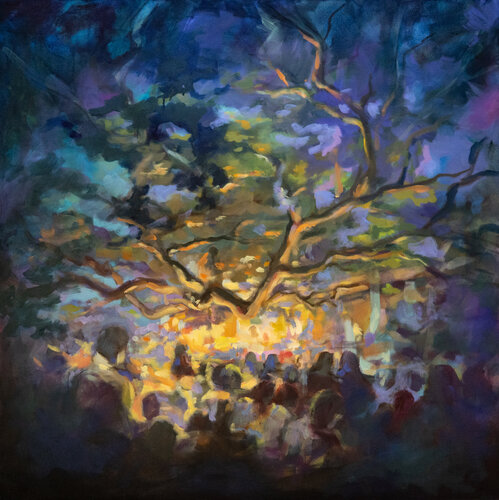 Namu Amida Butsu by Axel Jung, Painting for Sale on Singulart