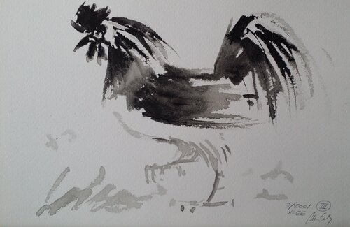 Gallo by Mariano Cebrián Olleros, Drawing for Sale on Singulart