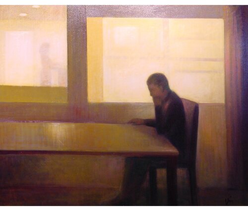 Reflexivo y activo di Mariano Cebrián Olleros, Pittura in vendita su Singulart