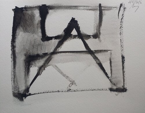 Abstracto 778 par Mariano Cebrián Olleros, Dessin en vente sur Singulart