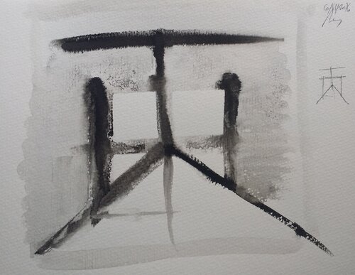 Abstracto 780 by Mariano Cebrián Olleros, Drawing for Sale on Singulart