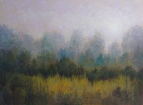 Paisaje hierba amarilla by Mariano Cebrián Olleros, Painting for Sale on Singulart