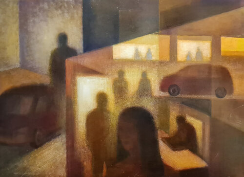 Habitáculos by Mariano Cebrián Olleros, Painting for Sale on Singulart