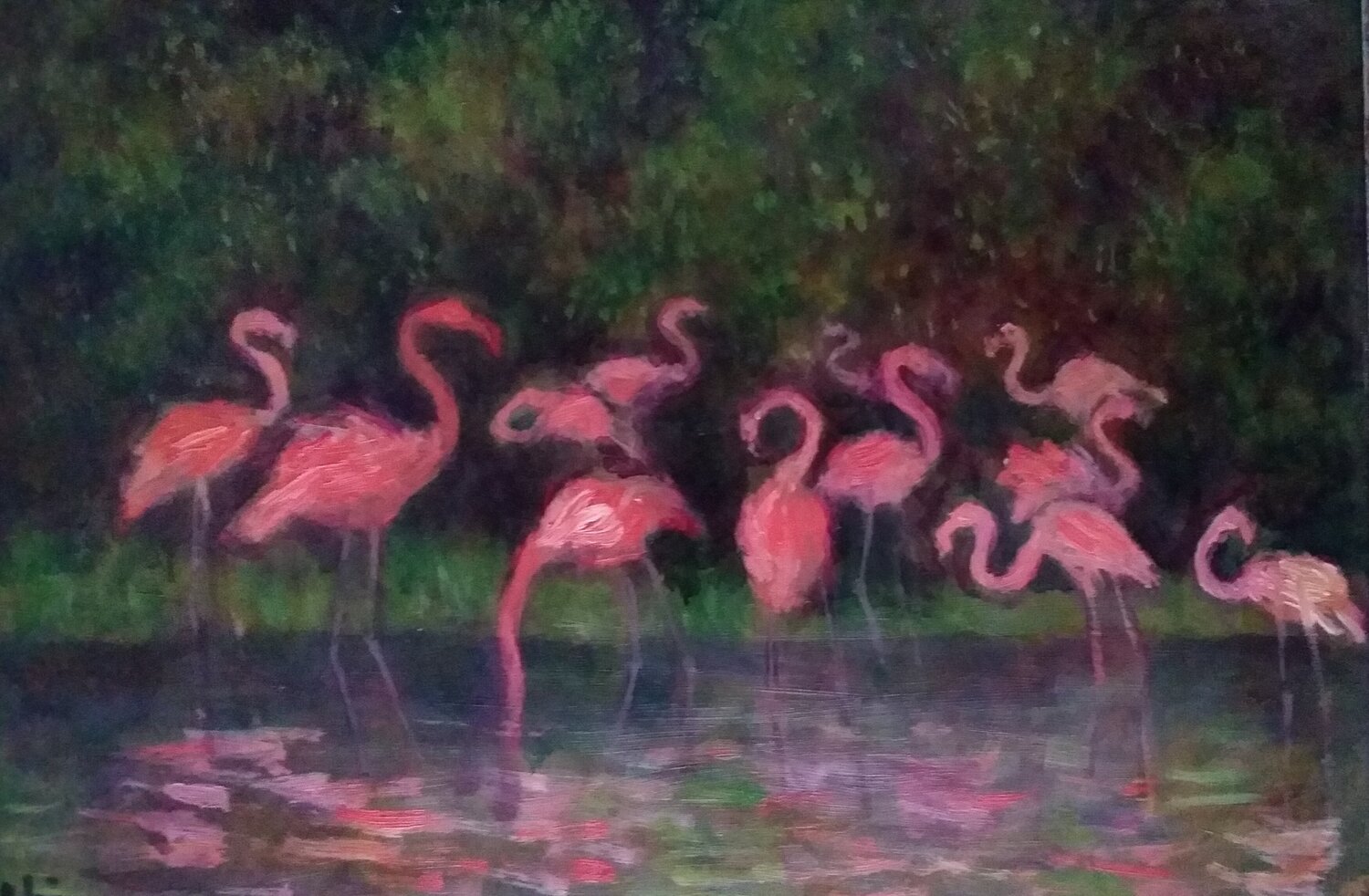 flamencos Mariano Cebrián Olleros Originalgemälde zu verkaufen