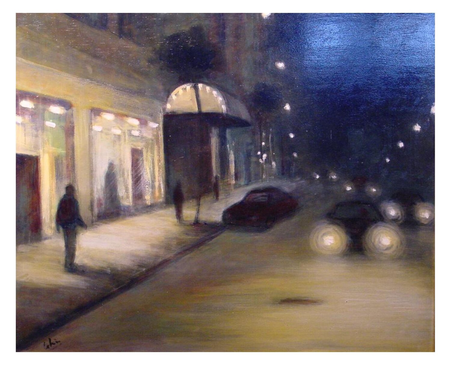 Calle del hotel Mariano Cebrián Olleros Originalgemälde zu verkaufen