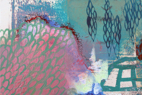 Vacanza Liquida - codice archivio 02718 by Giovanna Morelli, 종이 for Sale on Singulart