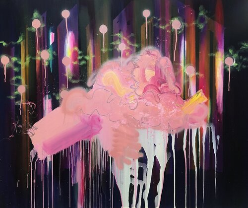 Geisha van Giovanna Morelli, Schilderij te koop op Singulart