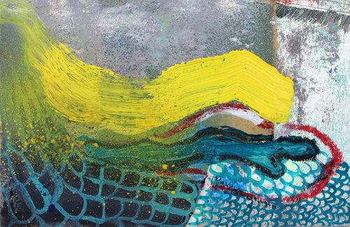 Vacanza Liquida - codice archivio 01218 by Giovanna Morelli, 종이 for Sale on Singulart