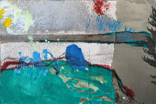 Vacanza Liquida - codice archivio 02418 by Giovanna Morelli, 종이 for Sale on Singulart