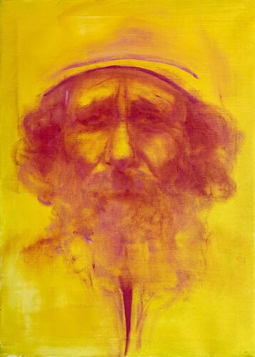 Hippie (old man) van Francesco Calistri, Schilderij te koop op Singulart