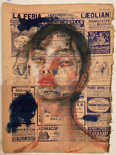 Réclame by Francesco Calistri, 종이 for Sale on Singulart