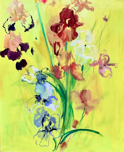 Iris gioia by Francesco Calistri, 회화 for Sale on Singulart
