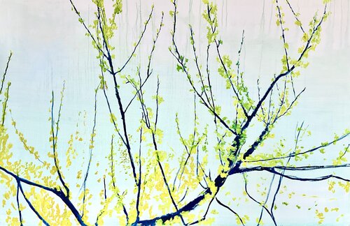 Branch of spring von Francesco Calistri, Malerei kaufen auf Singulart