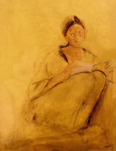 La lettrice von Francesco Calistri, Malerei kaufen auf Singulart