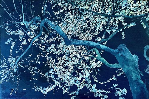 Fiori di notte von Francesco Calistri, Malerei kaufen auf Singulart