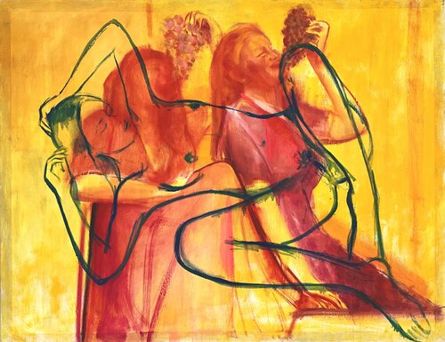 Bacchae von Francesco Calistri, Malerei kaufen auf Singulart