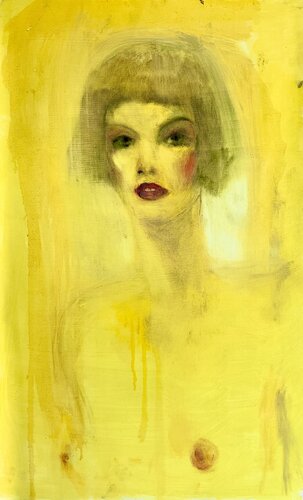 Girl in yellow van Francesco Calistri, Schilderij te koop op Singulart