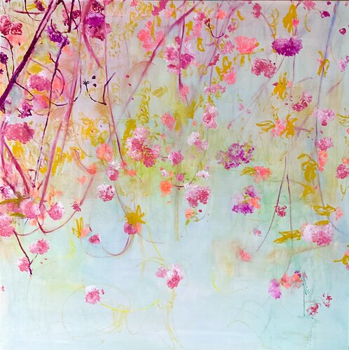Japanese cherry by Francesco Calistri, Painting for Sale on Singulart