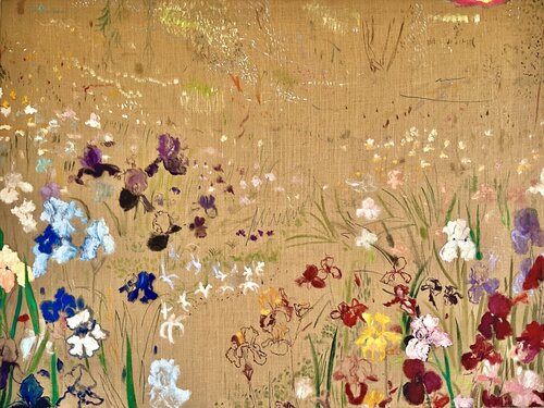 Iris Promenade by Francesco Calistri, Painting for Sale on Singulart