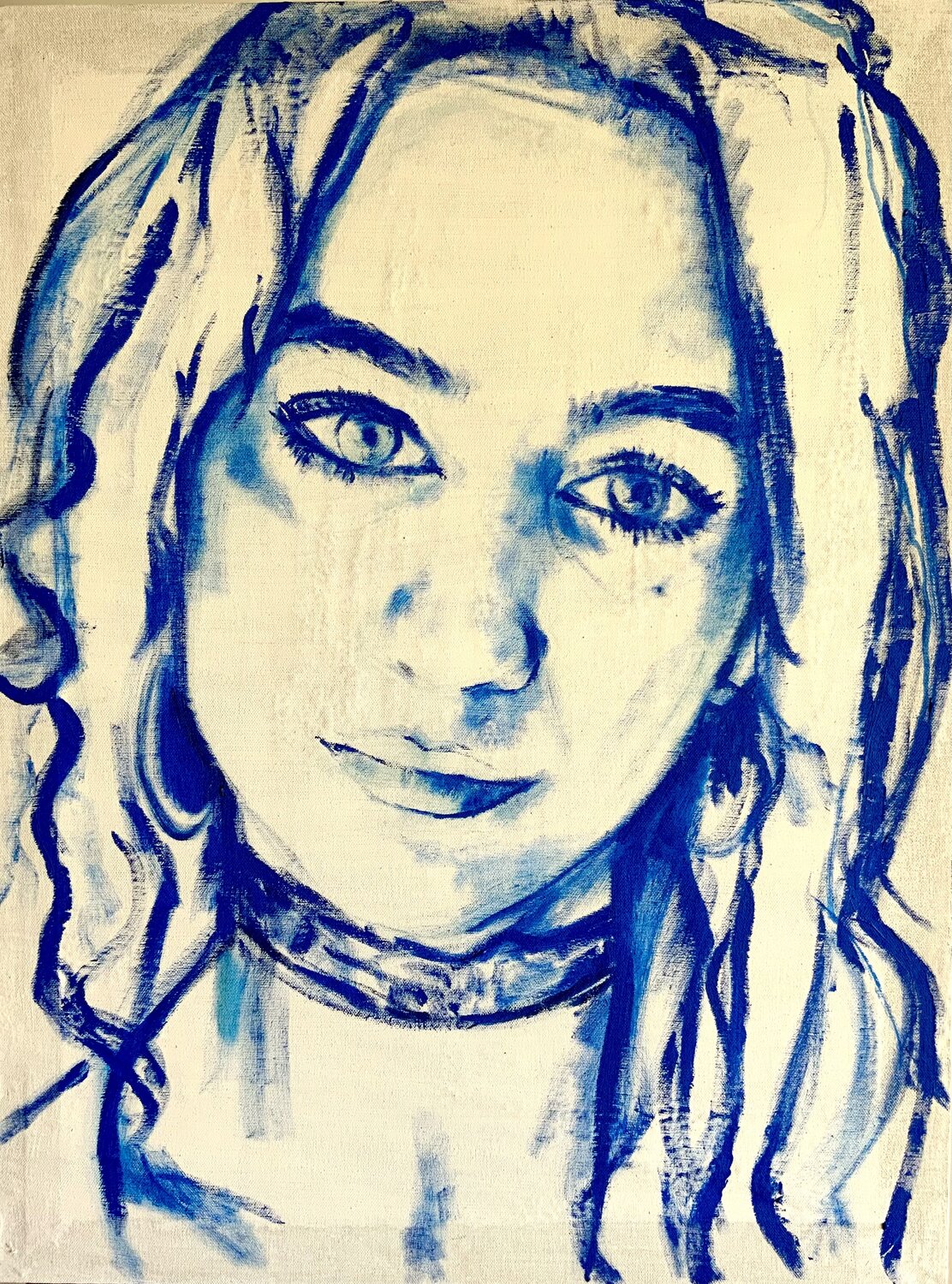 Blue girl Francesco Calistri