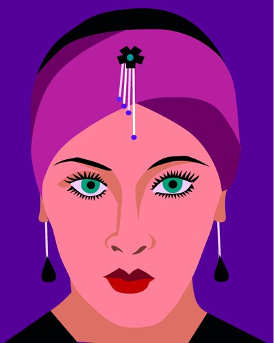 Frauenportrait 20er Jahre von Robert Schlund, Druck kaufen auf Singulart