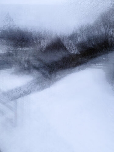 Dorf im Winter di Robert Schlund, Fotografia in vendita su Singulart
