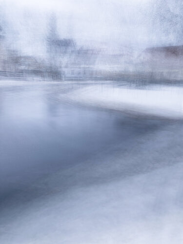 Dorfansicht im Winter di Robert Schlund, Fotografia in vendita su Singulart