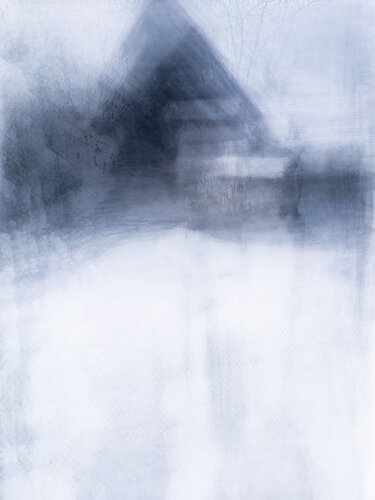 Scheune im Winter by Robert Schlund, Photography for Sale on Singulart
