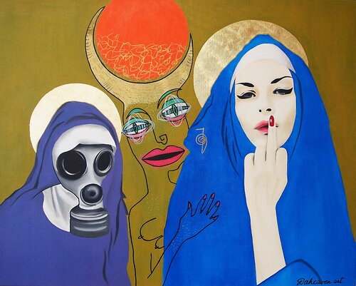 Riders of the apocalypse. by Daheaven Art, Painting for Sale on Singulart