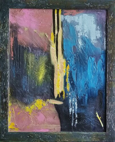 Inca gold - abstract texture painting. von Daheaven Art, Malerei kaufen auf Singulart