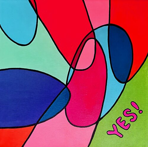 Say YES to a wonderful life! von Daheaven Art, Malerei kaufen auf Singulart