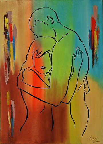 Twice. von Daheaven Art, Malerei kaufen auf Singulart