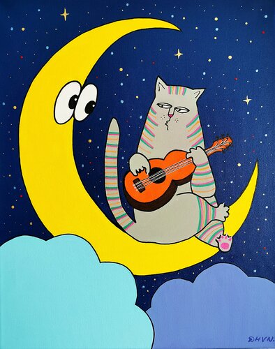 Serenade. by Daheaven Art, Painting for Sale on Singulart