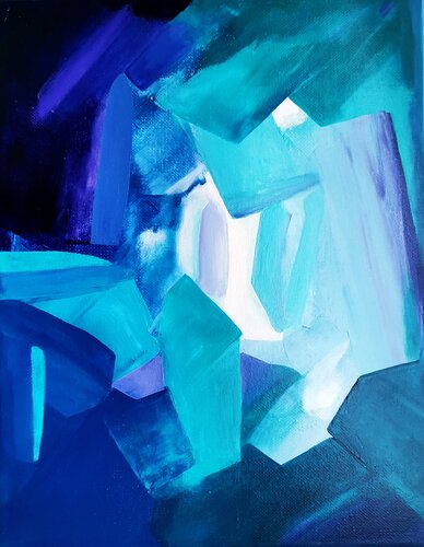 The Birth of Light. von Daheaven Art, Malerei kaufen auf Singulart