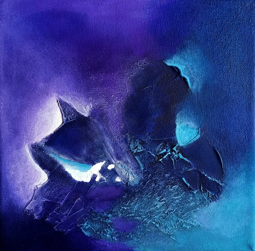 Frozen Midnight Echo. von Daheaven Art, Malerei kaufen auf Singulart